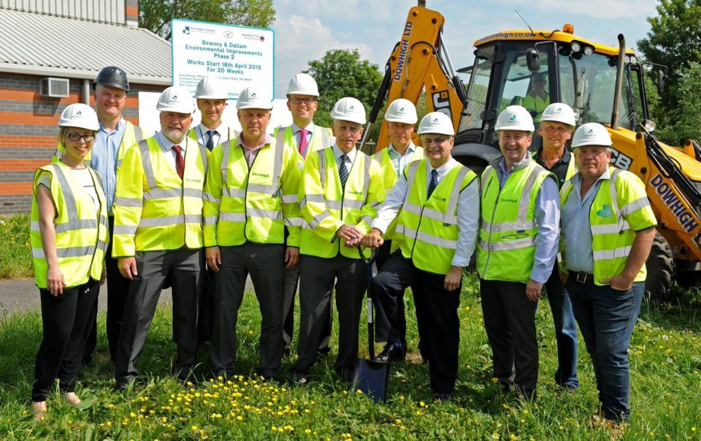 group of people with hi-vis vests on